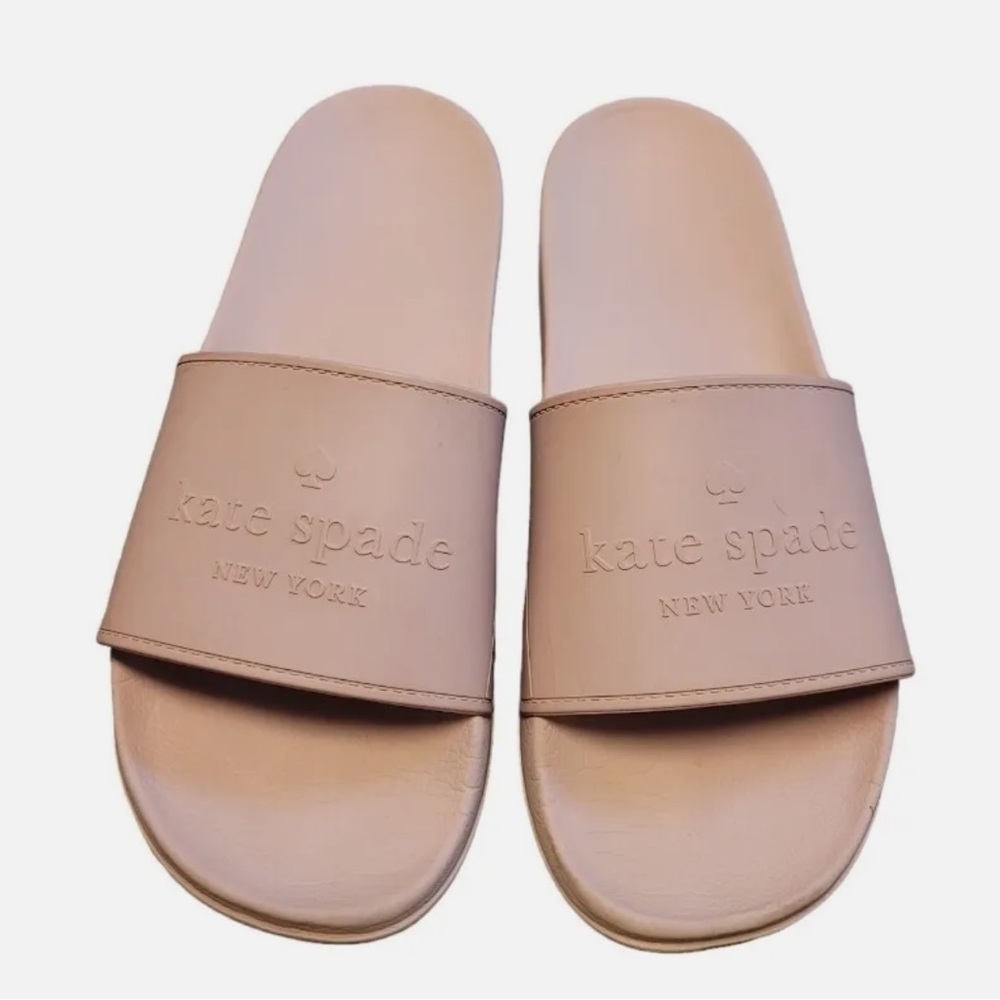 Kate Spade New York Sunny Logo Slide Sandal Pink Women’s Size 6B